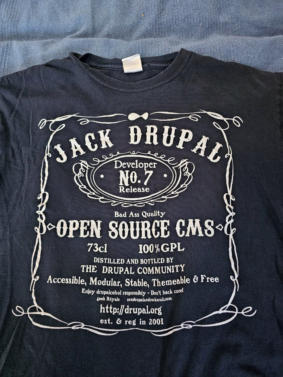 Jack Drupal t-shirt
