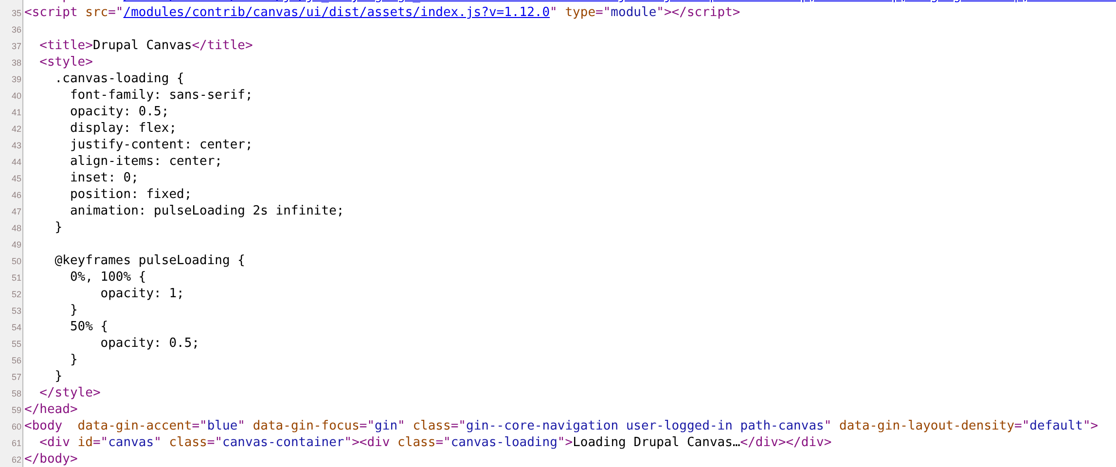 Canvas HTML